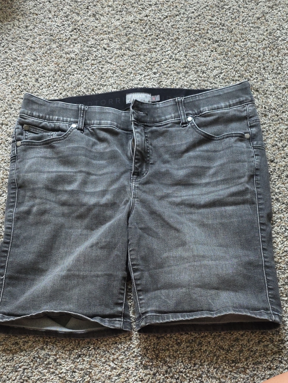 torrid Gray Denim Shorts